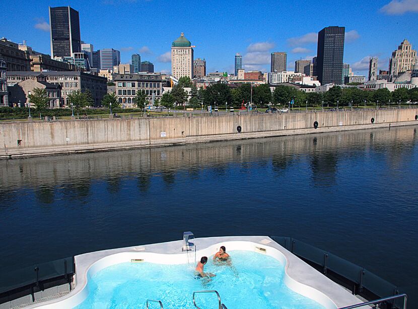 Bota Bota is a floating spa in the heart of Montreal s harbor. MONTREAL