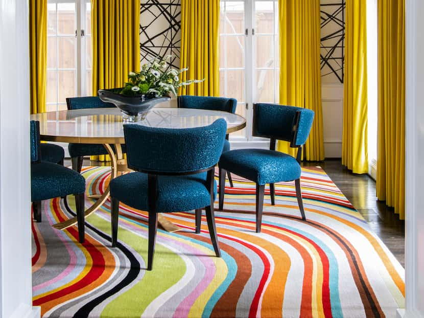 Colorful dining room