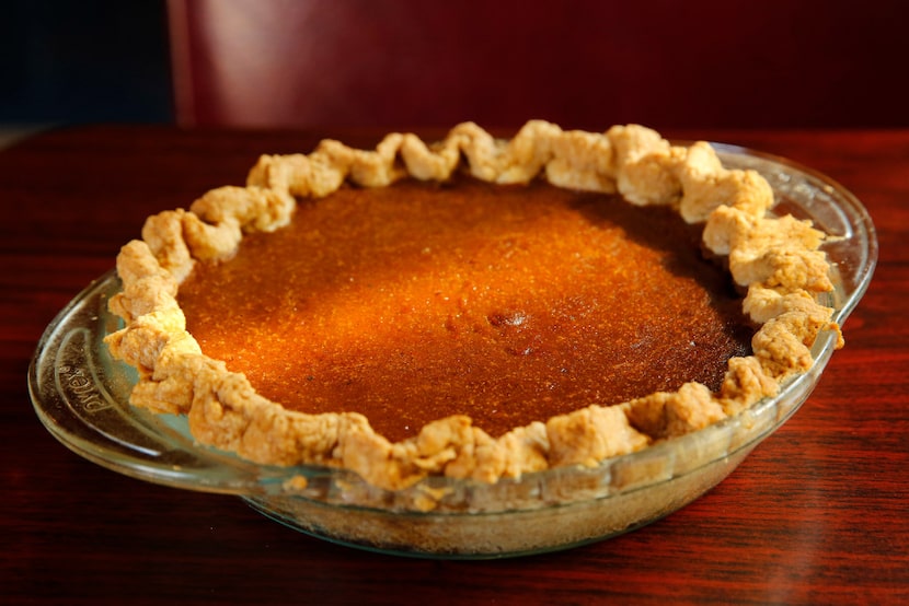 Plain old pumpkin pie is a can't miss choice for a Thanksgiving potluck.