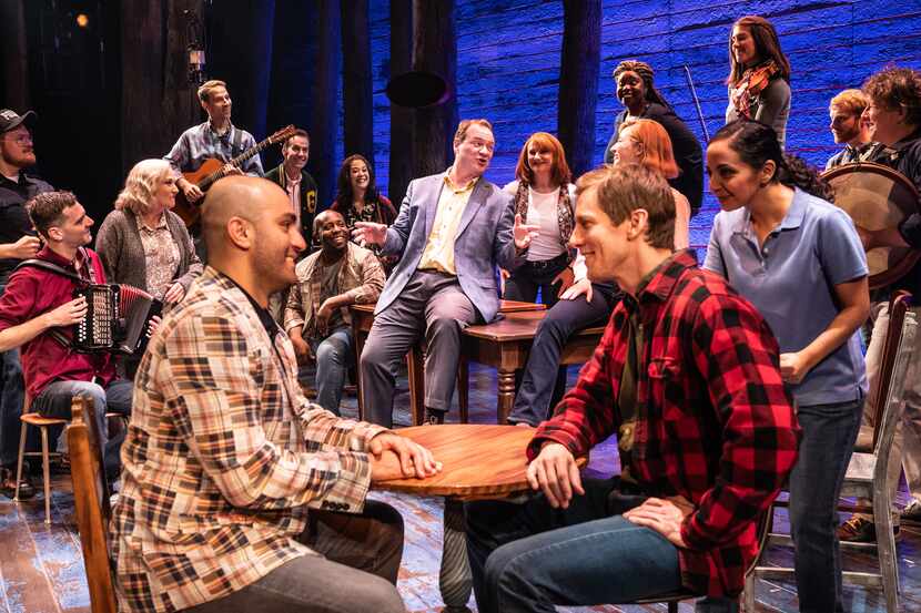 The North American tour of the Broadway musical 'Come From Away' is now suspended in Dallas,...