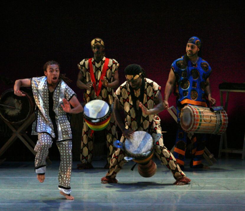 Bandan Koro African Dance and Drum Ensemble performed at the DanceAfrica Dallas 2011...