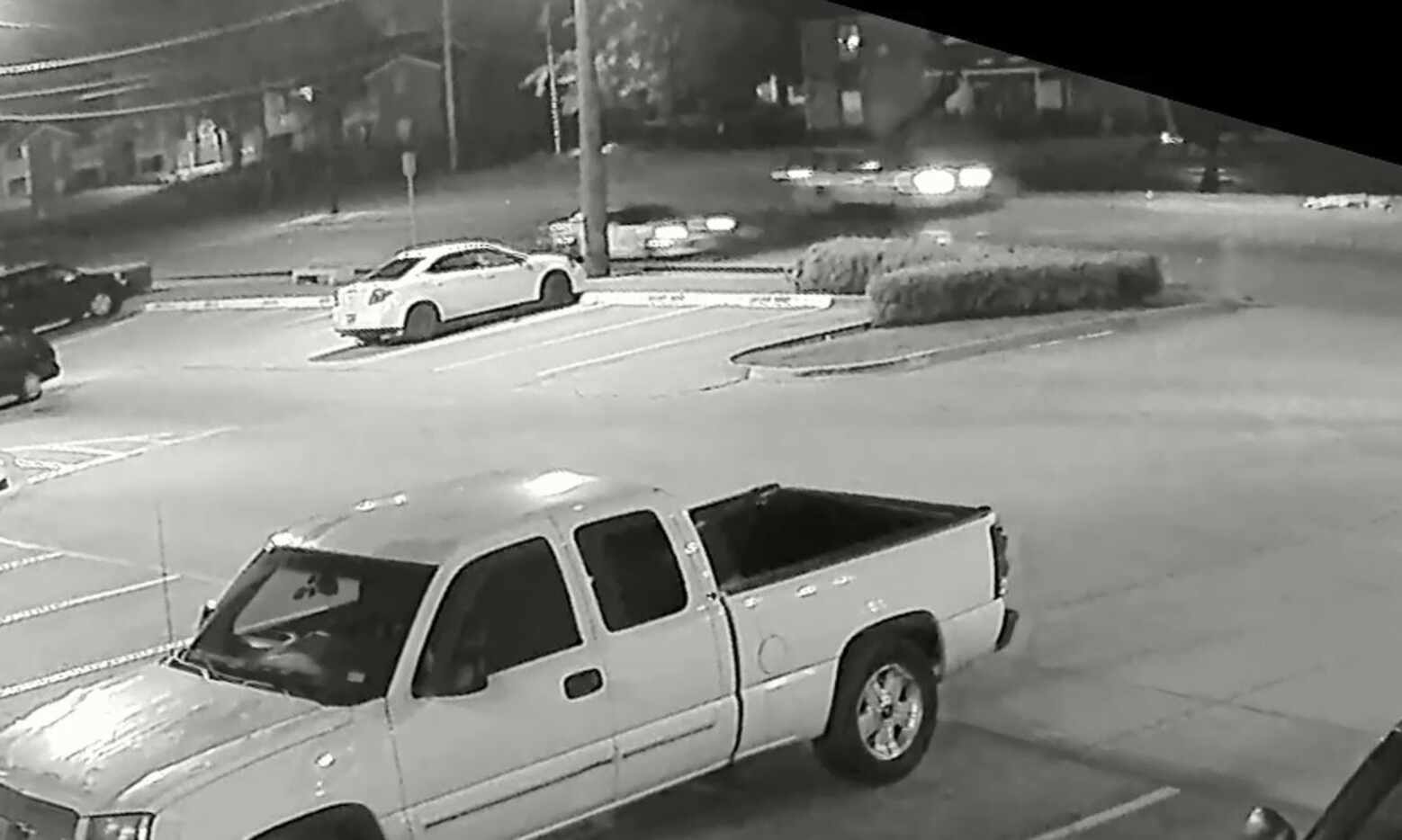 Video released Thursday by police shows three vehicles driving down Broadway just before...