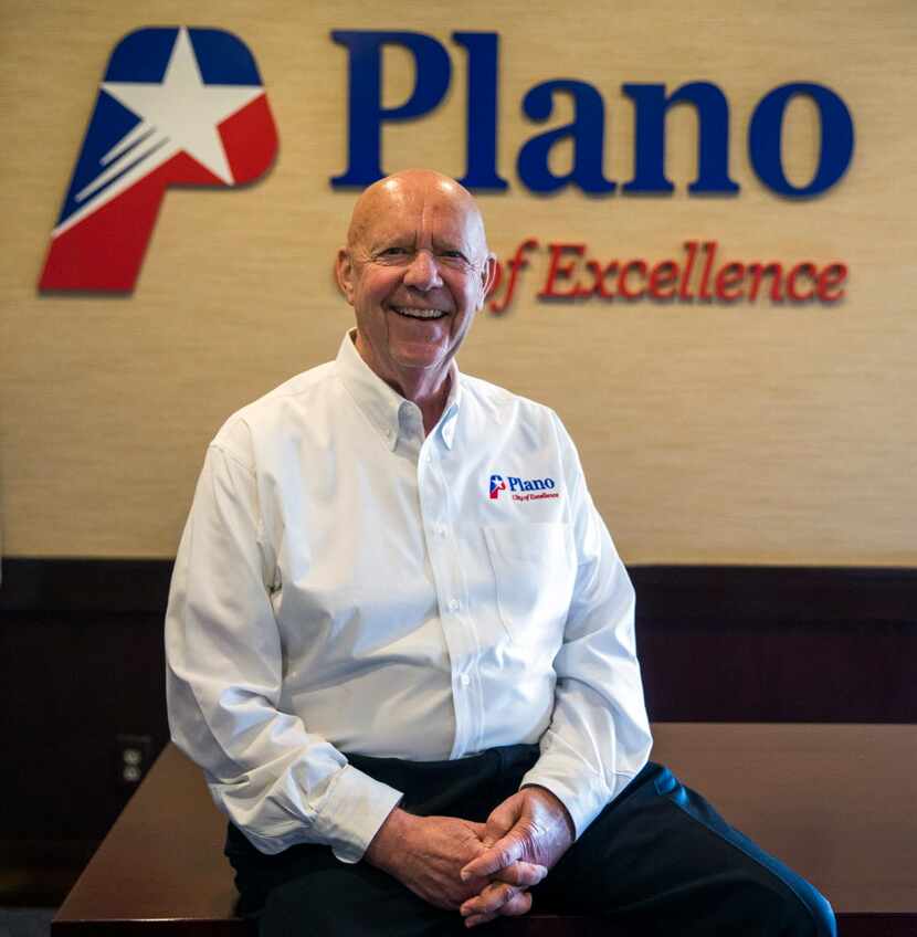 Plano's City Manager Bruce Glasscock served as police chief for more than a decade before...