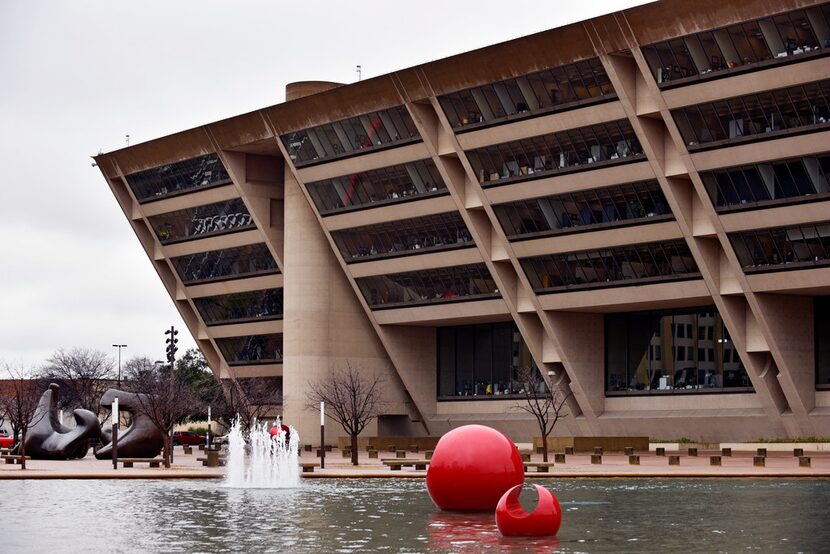 Dallas City Hall in downtown Dallas, Jan. 03, 2019. 