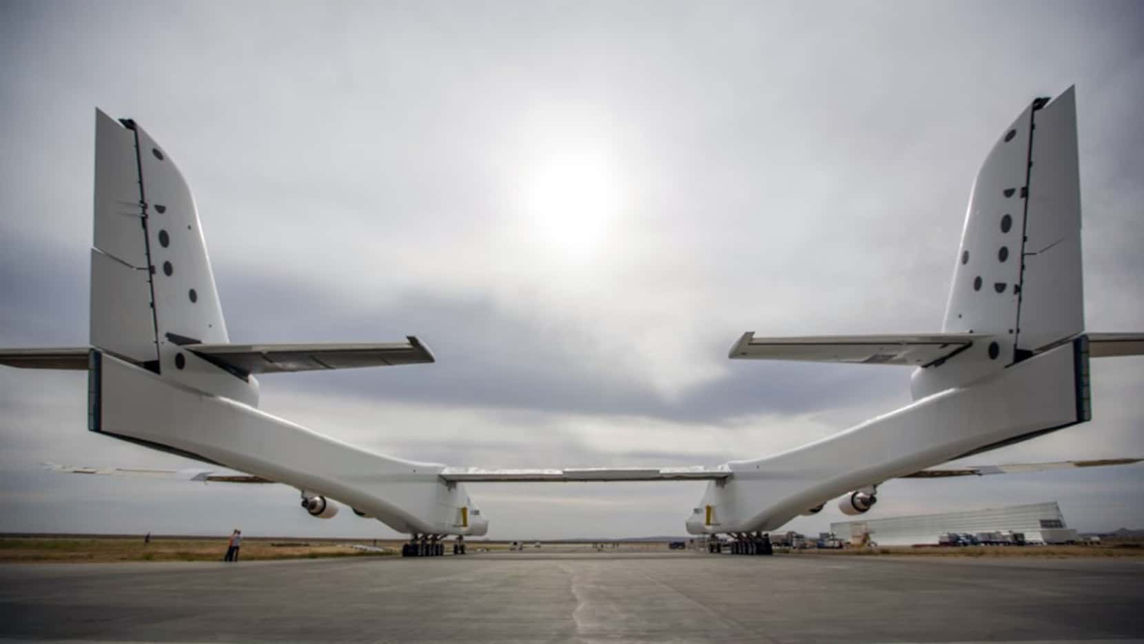 The Stratolaunch aircraft is powered by six engines of the same type used in Boeing 747s.