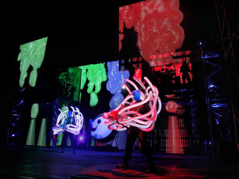 The Blue Man Group's ever-changing music-comedy-antics-lightshow mash-up draws sell-out...