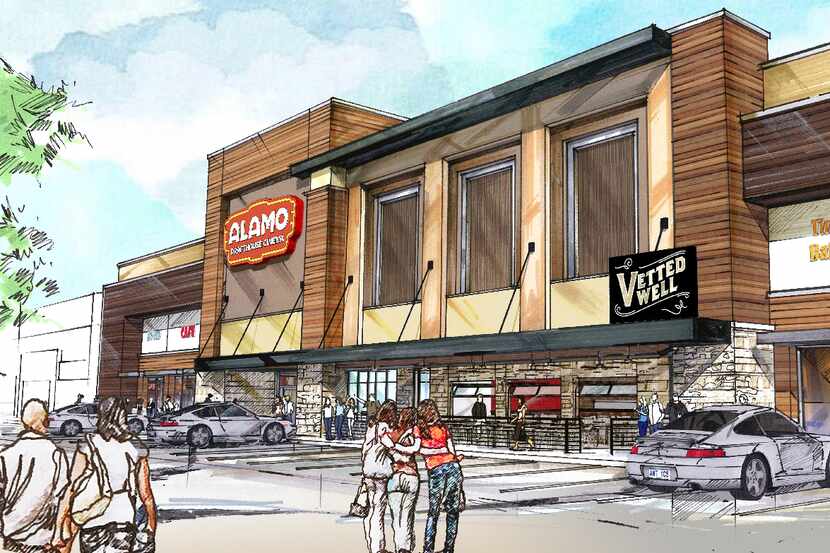 Hodges Architecture's renderings for the exterior of Dallas' second Alamo Drafthouse, coming...