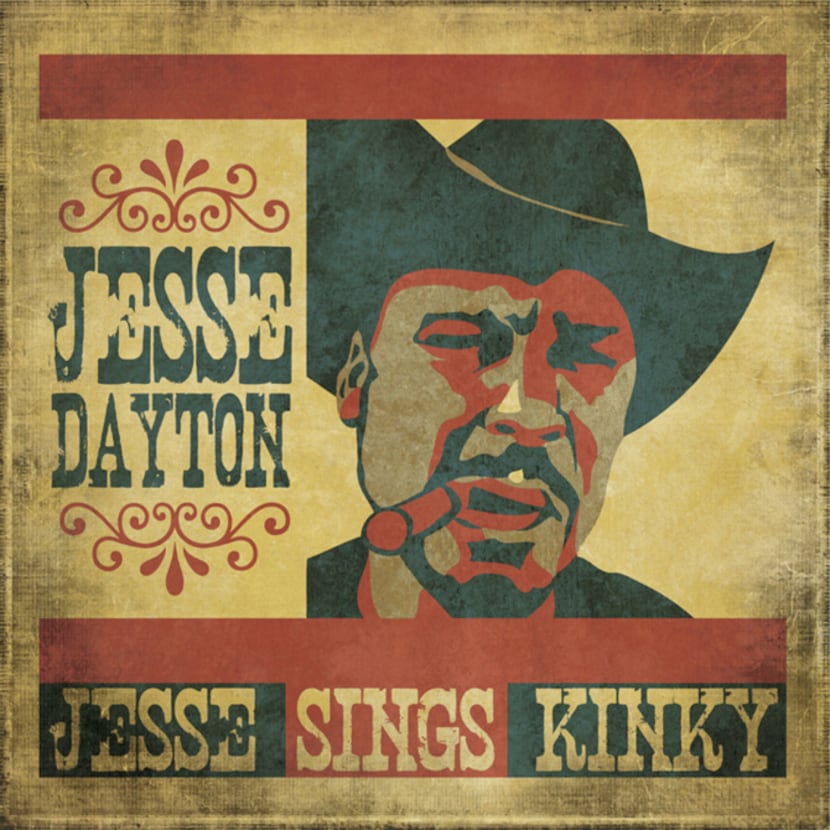  CD cover of "Jesse Sings Kinky" by JESSE DAYTON.