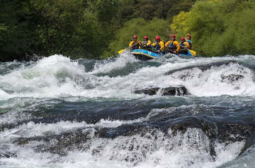 Rio Trancura rafting in Chile 