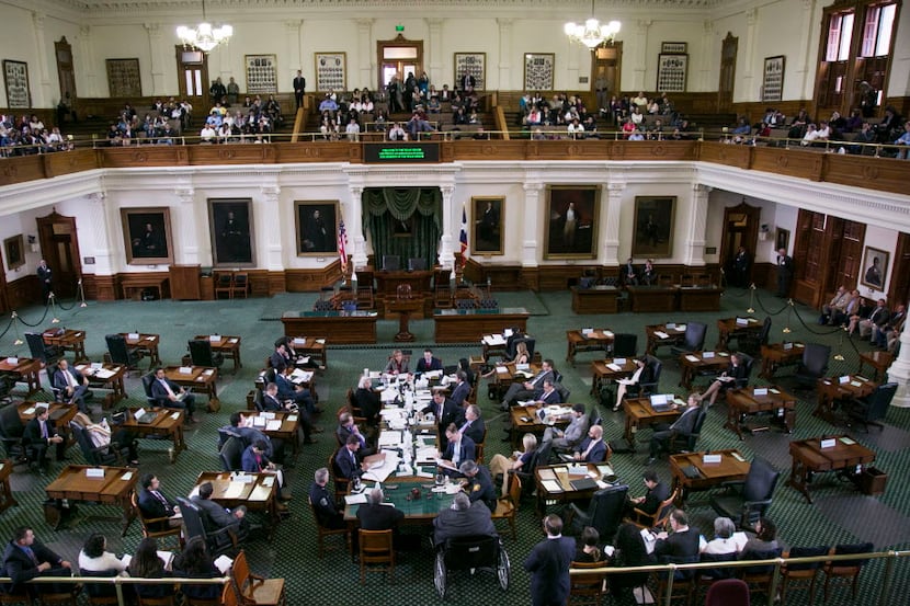 The Texas Senate chamber in Austin
