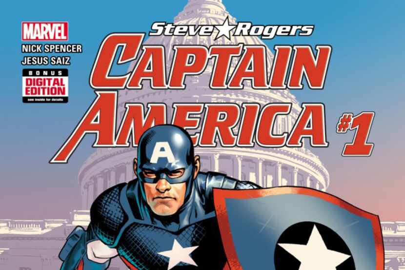 The first issue of Marvel's "Steve Rogers: Captain America" contained a surprising final page.