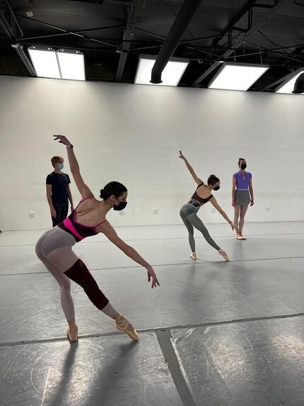 Avant Chamber Ballet rehearses artistic director Katie Puder's new work to be accompanied by...