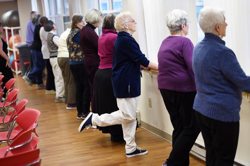 

Classes such as “UpRight! Balance Training” help seniors prevent falls, which can cause...