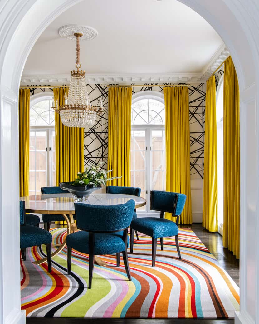 Colorful dining room