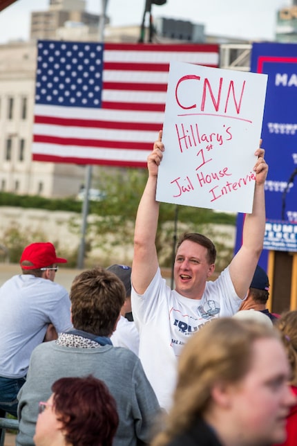 Last weekend, Travis Klinefelter of Dubuque, Iowa, showed a common theme for signs and...