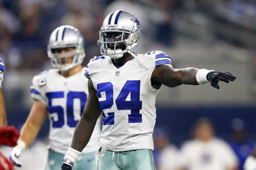 Dallas Cowboys cornerback Morris Claiborne (24) is seen in the second half against the New...