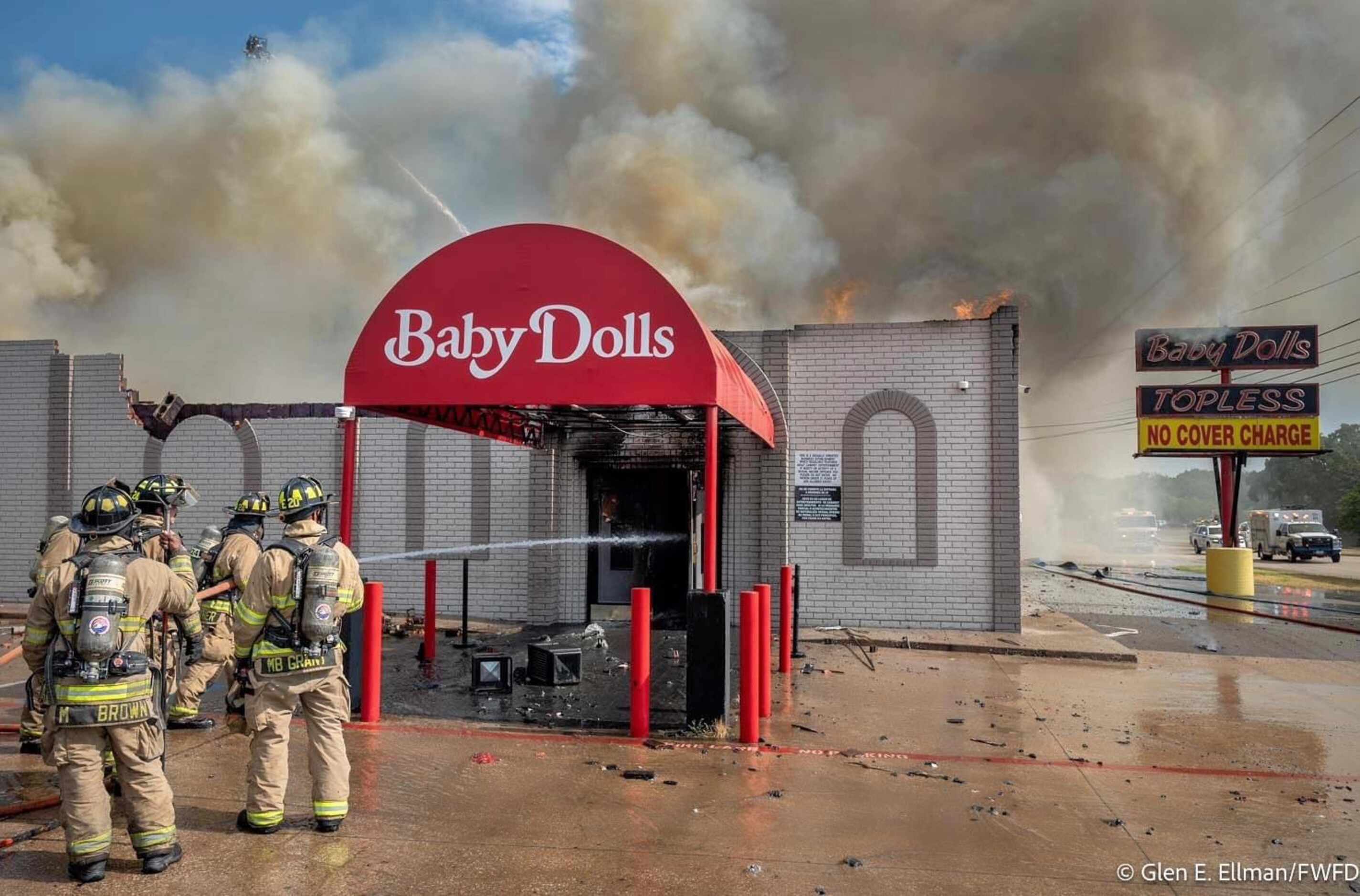 Baby Dolls, a North Texas strip club, destroyed in fire