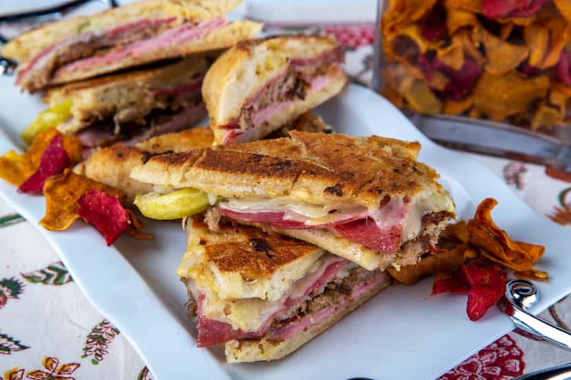 Cuban Sandwiches are made from Pineapple Pork from the Instant Pot.