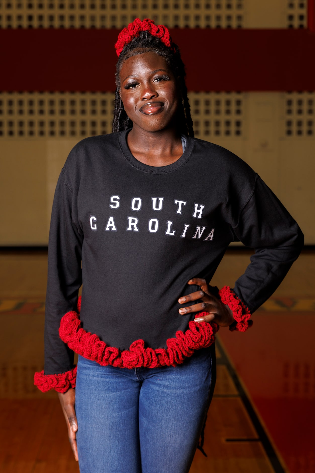 South Grand Prairie girls basketball player Adhel Tac pictured at South Grand Prairie High...