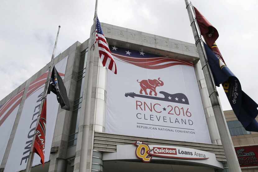 Quicken Loans Arena in Cleveland is just about ready for the start of the Republican...