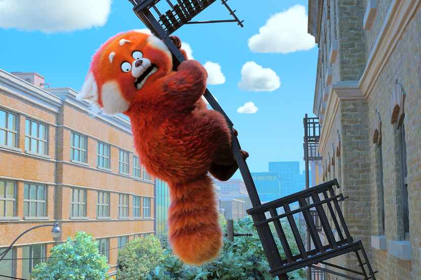 In the new Pixar film Turning Red, 13-year-old Mei transforms into a giant red panda based...