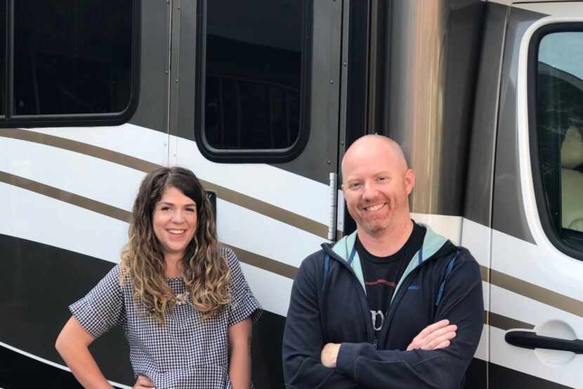 Caitlin Johnson (left) and Stephen Oliver (right) are on an epic, nine-day road trip touring...