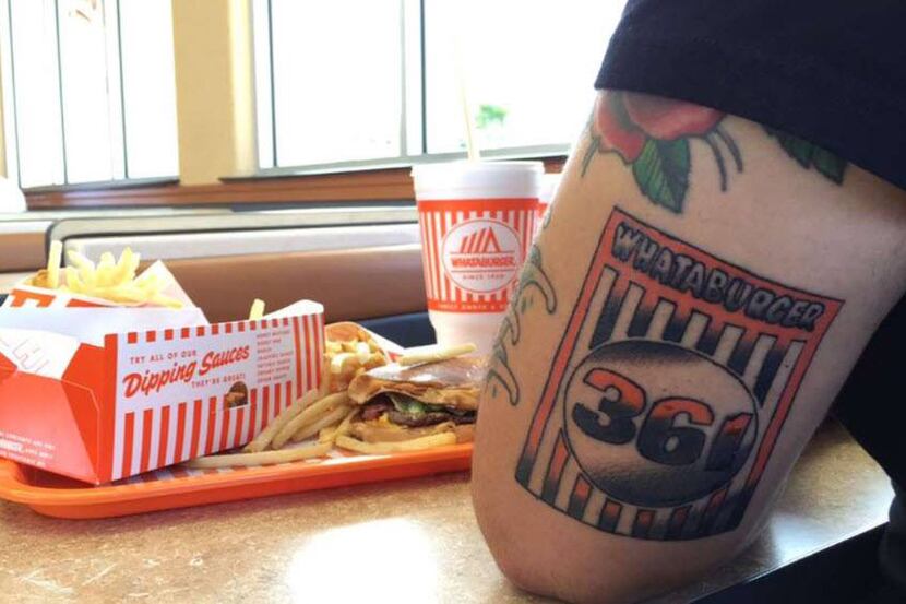 Blake Miller, who lives in Ingleside, Texas, went so far as to get a Whataburger tattoo. He...