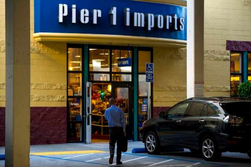 A pedestrian walks past a Pier 1 Imports Inc. store in San Francisco.Fort Worth-based Pier 1...