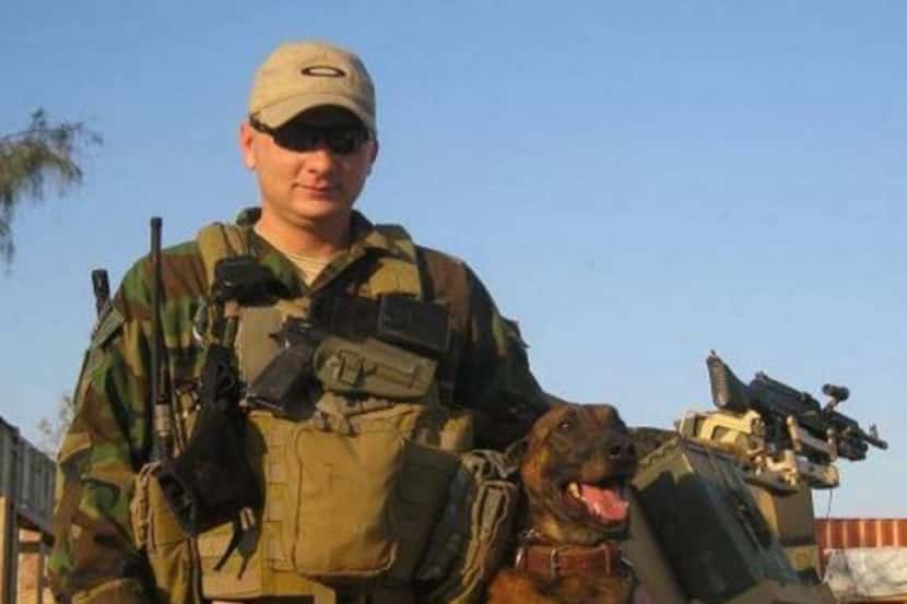 Sgt. Matthew Deford and his bomb-sniffing dog Benno