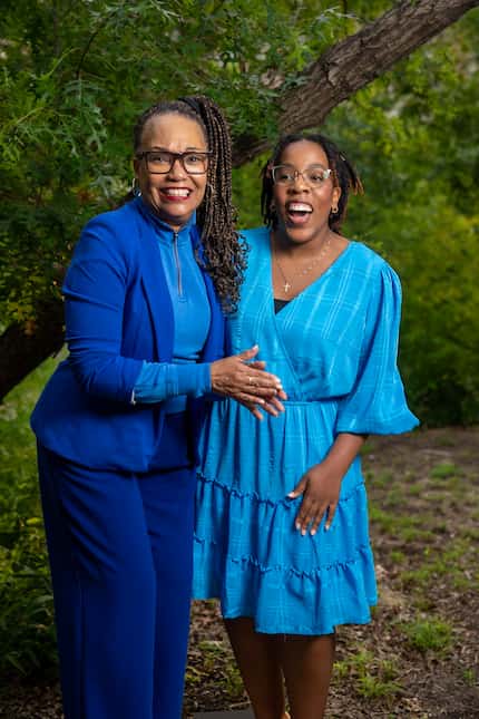 Yolanda Williams, left, plays Good Sister Dupree, with Olivia Lewis as her daughter Glory in...