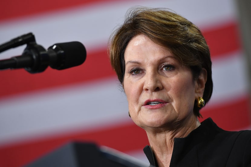 Lockheed Martin's departing CEO Marillyn Hewson.