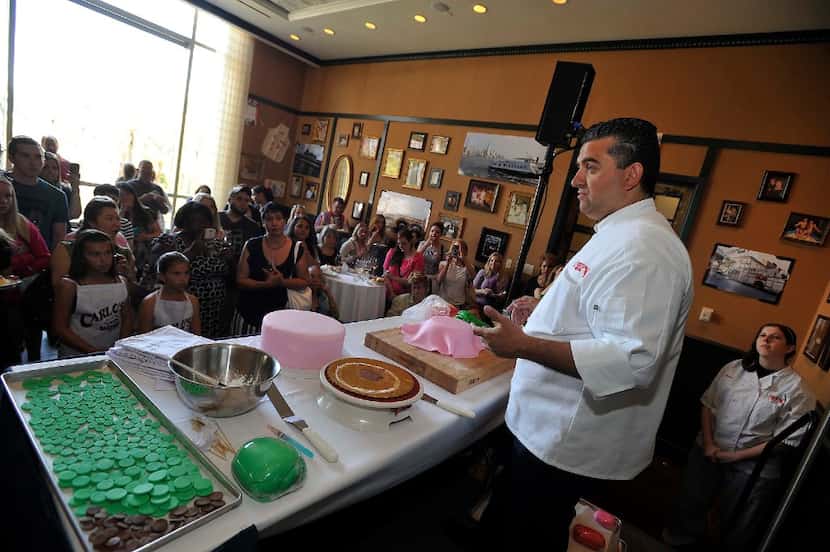 Buddy Valastro of Cake Boss fame interacted with fans during Baking With the Boss at the...