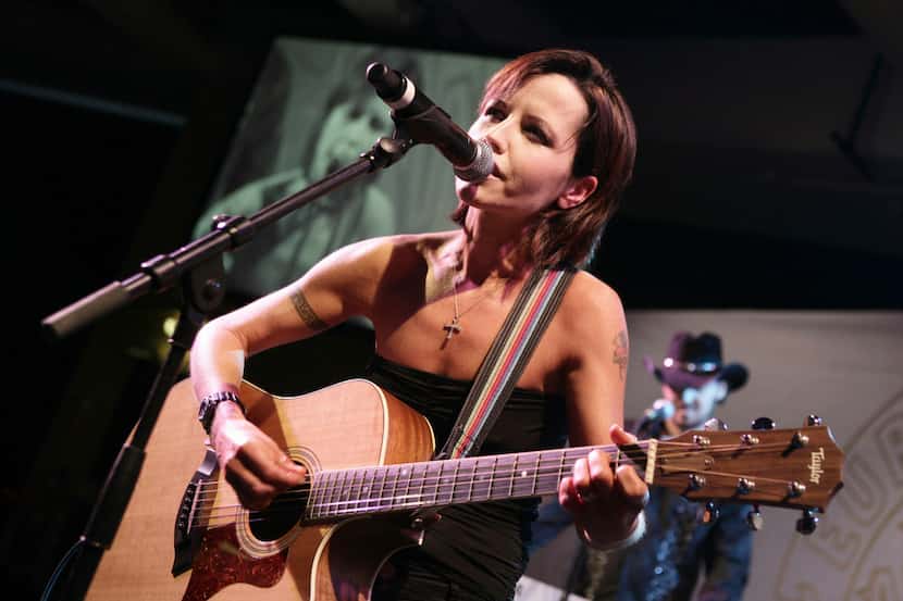 In this Sunday, Jan. 27, 2008 file photo, Cranberries lead singer Dolores O'Riordan performs...