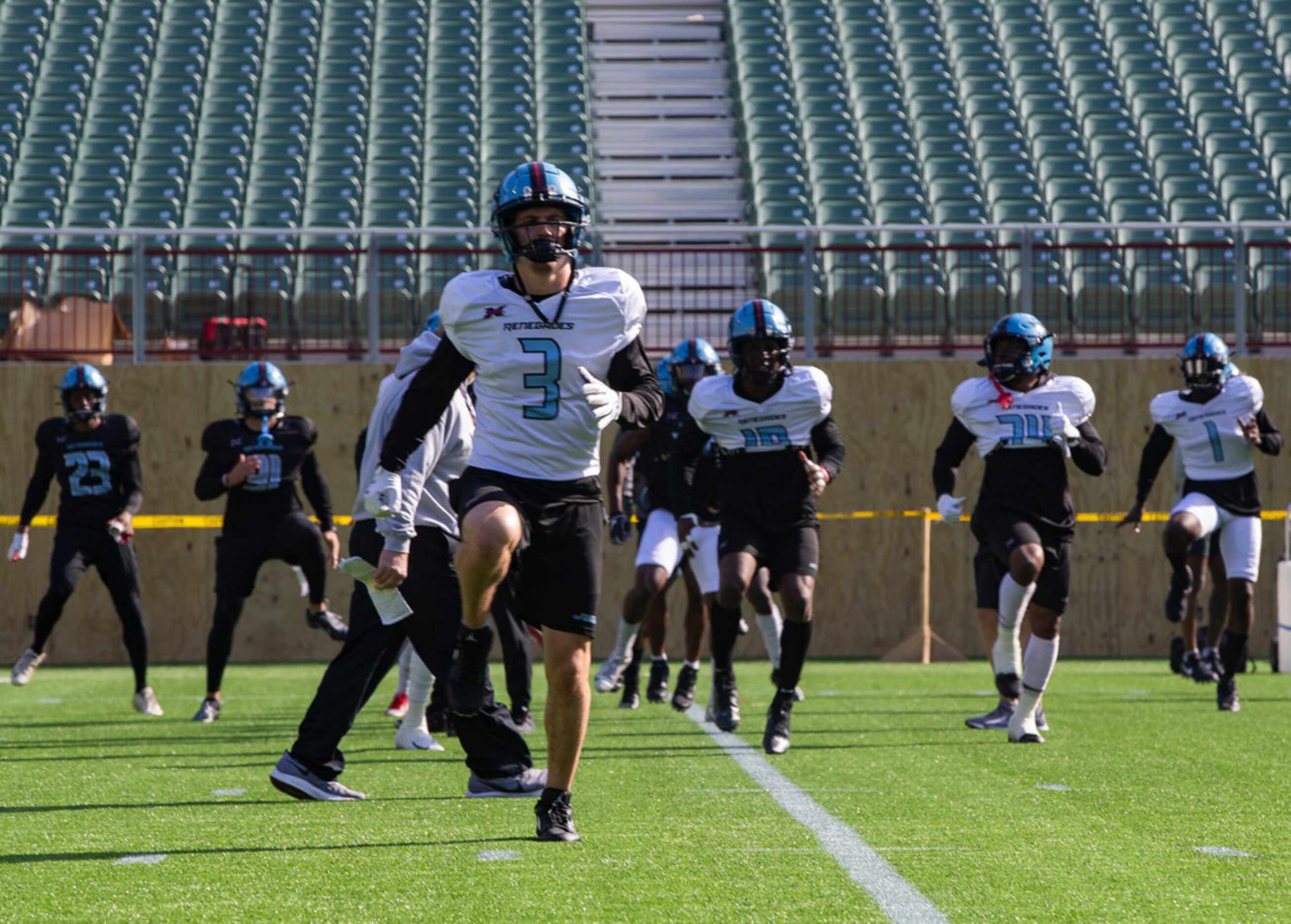 The Dallas Renegades start their first week of practice this season after completing...