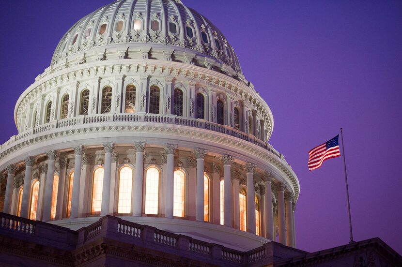 The dome of the Capitol is seen at sunrise in Washington, D.C. Morning is a great time for...