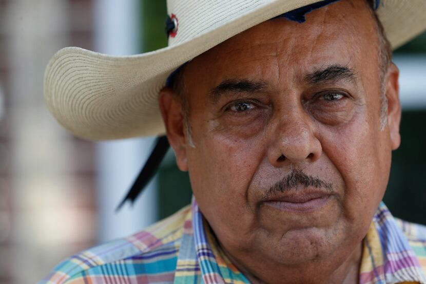 West Dallas business owner Santos Coria has been buying lots from Dallas City Hall since 2012. 
