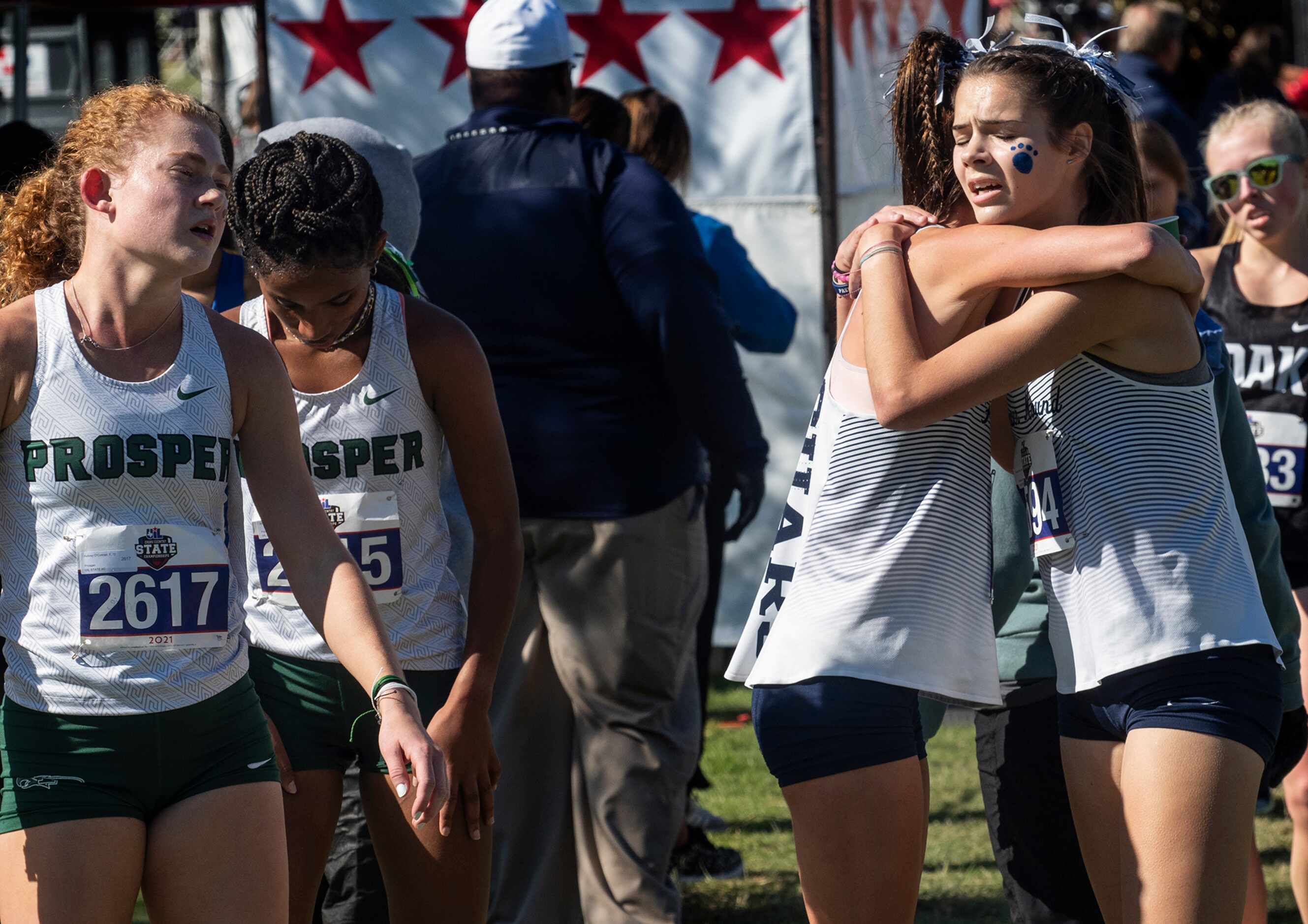 Lewisville Flower Mound Natalie Cook, (2592), center right, and Nicole Humphries, (2594),...