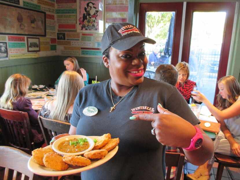 Miss Pinky serves up fried green tomatoes, masterly bloody marys and other zesty fare at...
