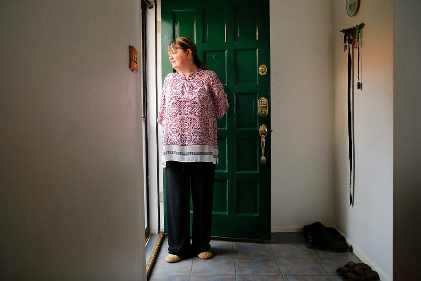 Belma Islamovic, a Bosnian refugee from over 20 years ago, lost both her arms in the war as...