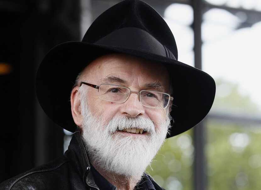 FILE - This is a Tuesday, Oct. 5, 2010   file photo of British author Terry Pratchett  seen...