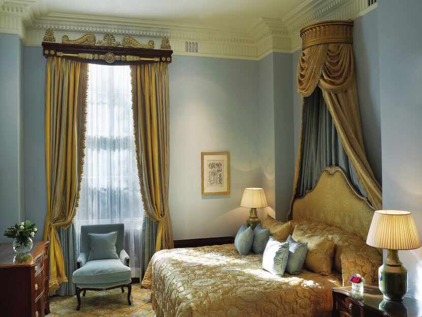 The Lanesborough hotel, Regency-style landmark in LondonÃ¢â¬â¢s fashionable Knightsbridge...