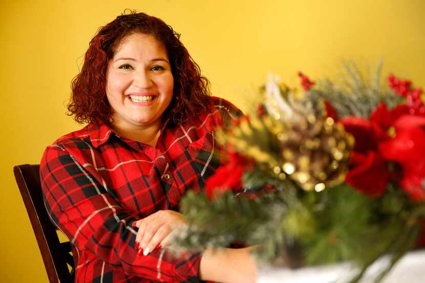 Krystal Piña, who left her career in real estate to provide care to others as a community...