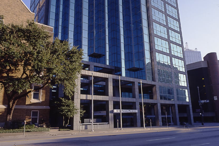 The 22-story St. Paul Place office tower on Ross Avenue was recently remodeled.