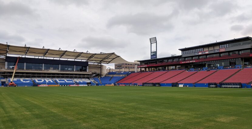 Toyota Stadium from field level. (4-25-18)