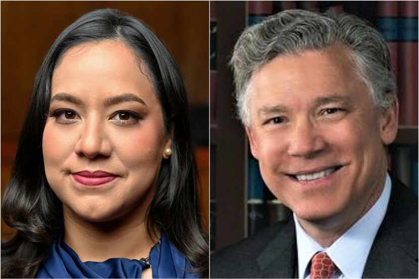 Rochelle Garza and Joe Jaworski will face off in the Democratic runoff election for attorney...