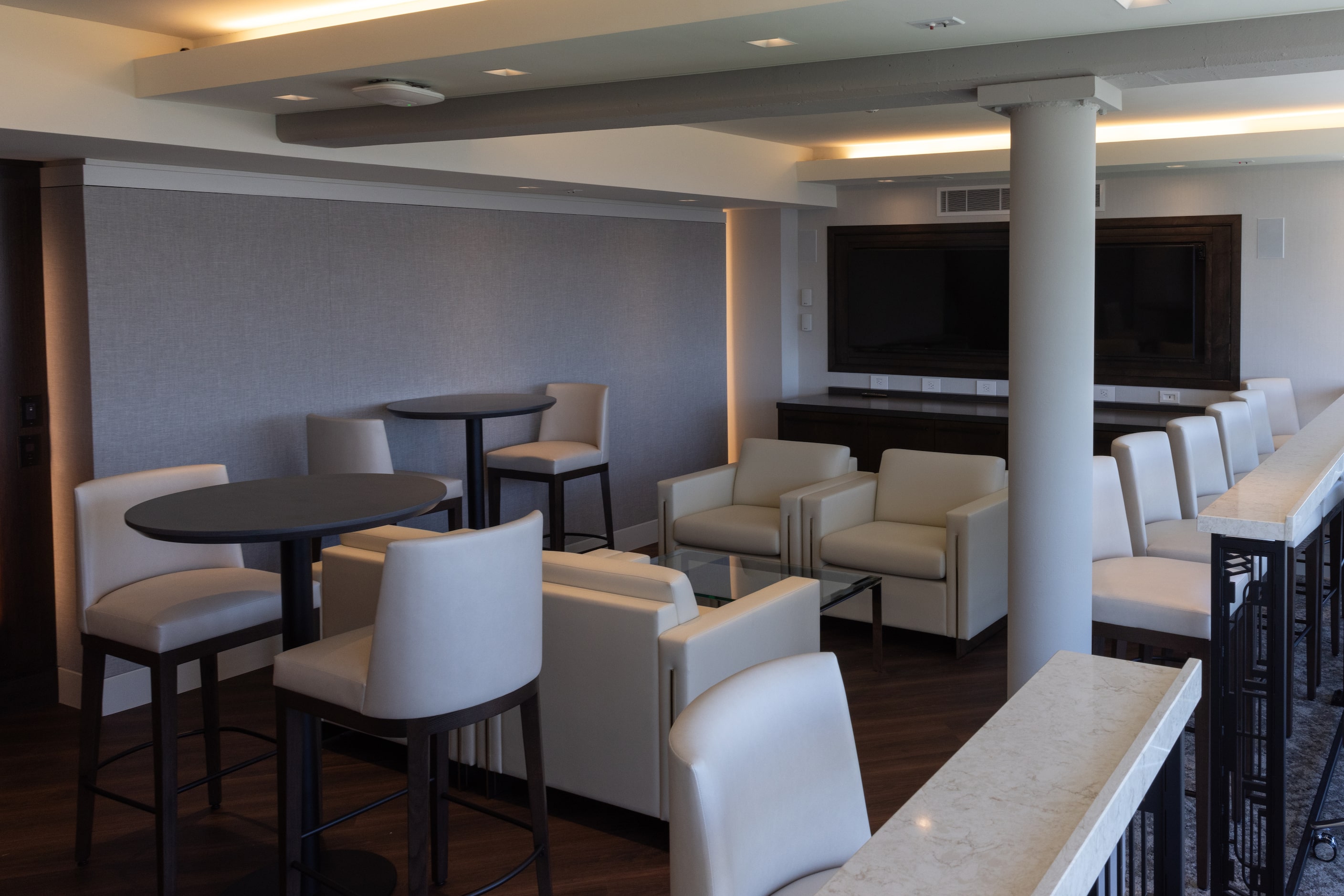 A suite on level seven of the Cotton Bowl at the State Fair of Texas in Dallas on Sept. 20,...