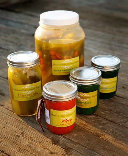 Pinson & Cole Pickles are sold at food festivals. Last year, its founder Stephanie...