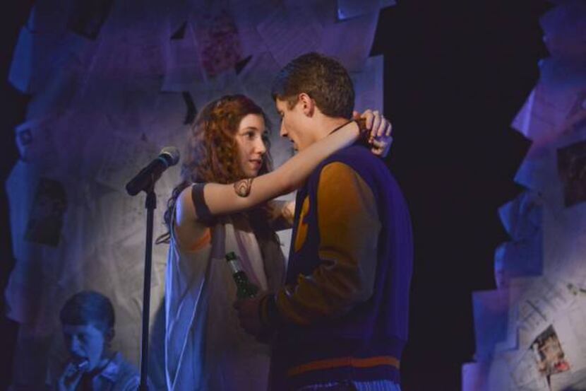 Shown in "Teen Brain: The Musical" are left to right: Carter Brown (Ziggy), Colleen Breen...