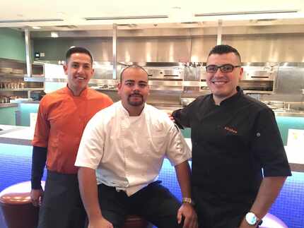 Angel Cabrera (center) said the day after he performed abdominal thrusts on a choking diner...