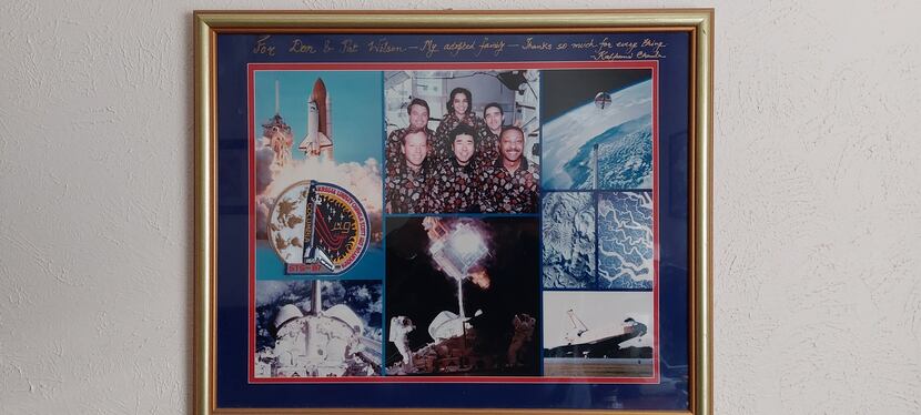Kalpana Chawla gave this plaque to her teacher and mentor, Don Wilson. The inscription in...